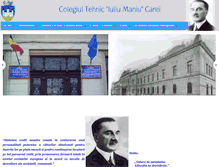 Tablet Screenshot of colegiumaniucarei.ro